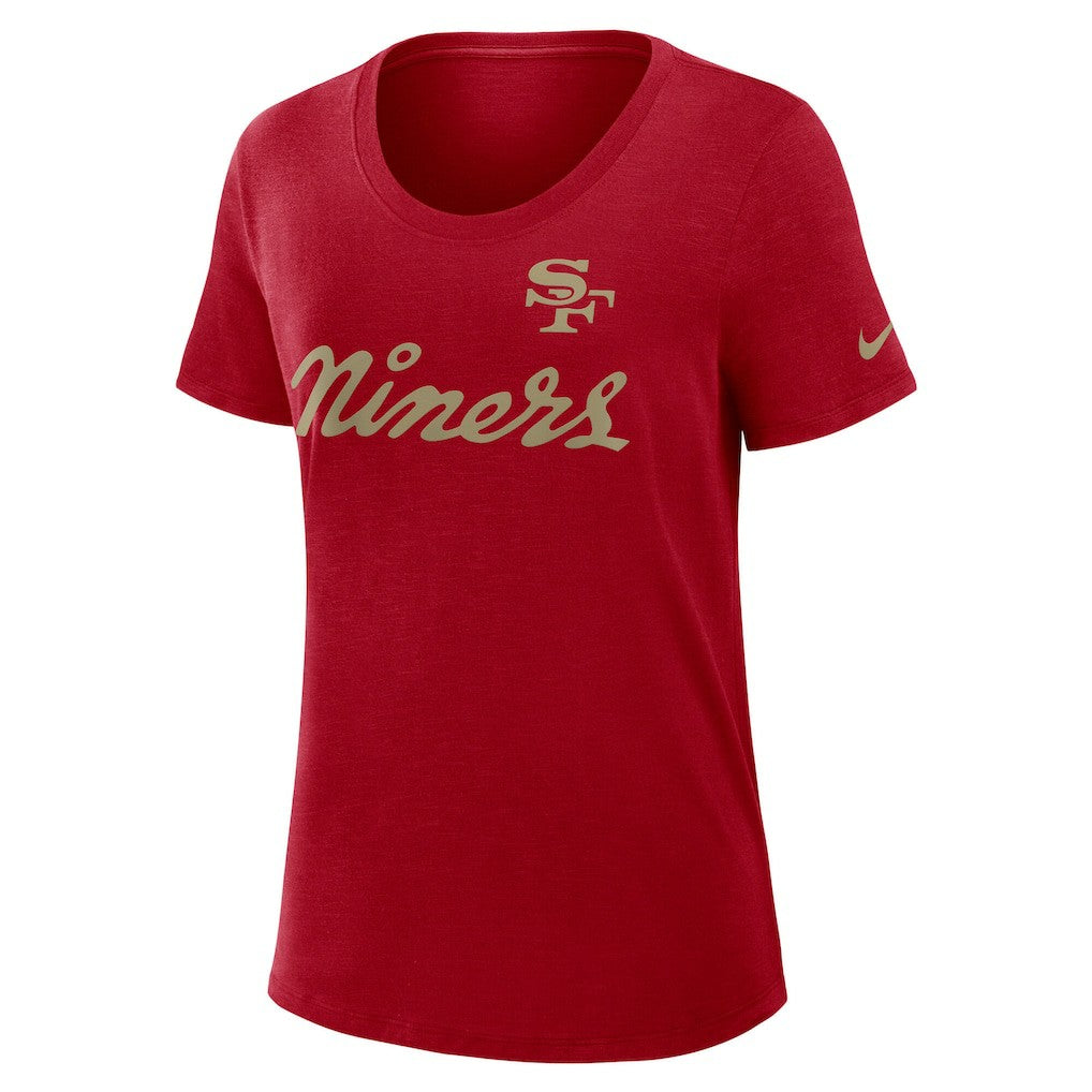 San Francisco 49ers Nike Women's 2025 Rivalries Collection Slub Dri-FIT T-Shirt