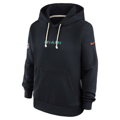 Miami Dolphins Nike Women's 2025 Rivalries Collection Standard Issue Sideline Dri-FIT Hoodie