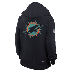 Miami Dolphins Nike Women's 2025 Rivalries Collection Standard Issue Sideline Dri-FIT Hoodie