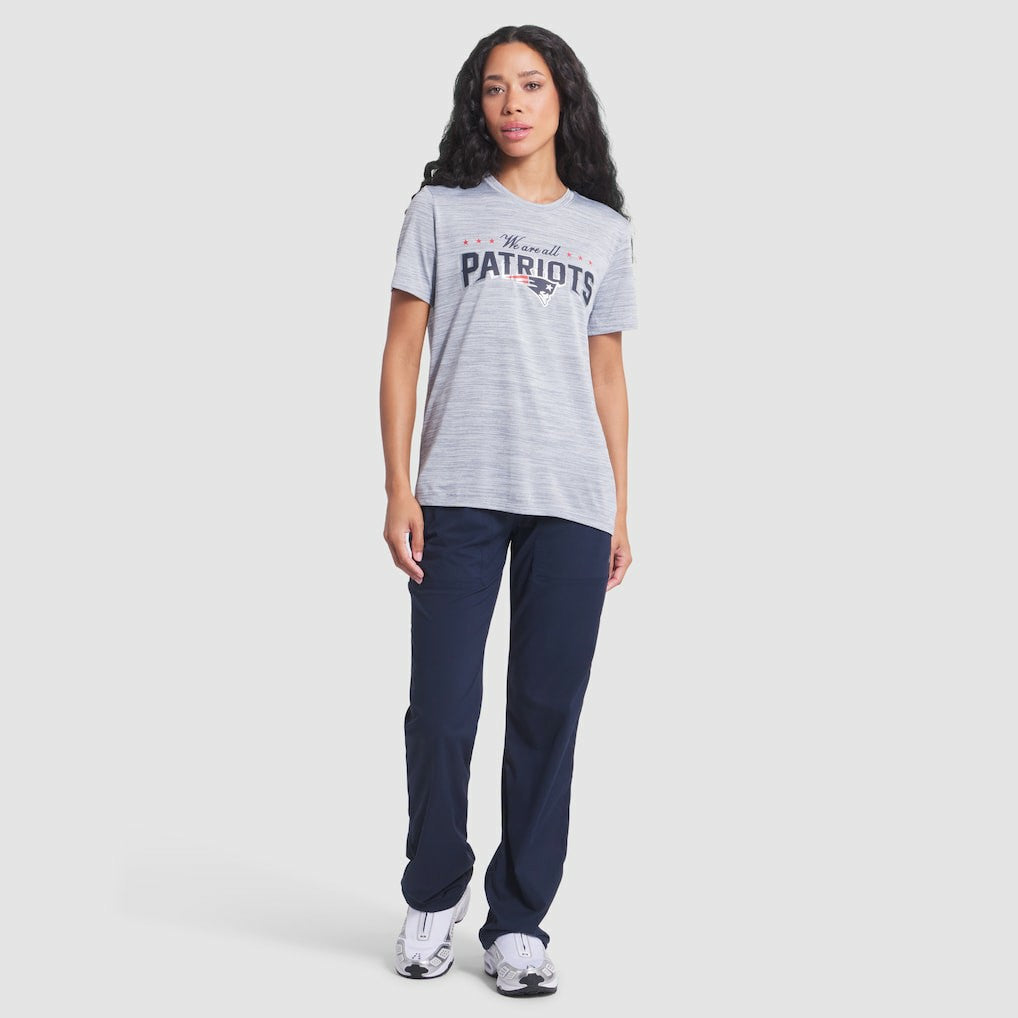 New England Patriots Nike Women's 2025 Rivalries Collection Sideline Velocity Dri-FIT T-Shirt