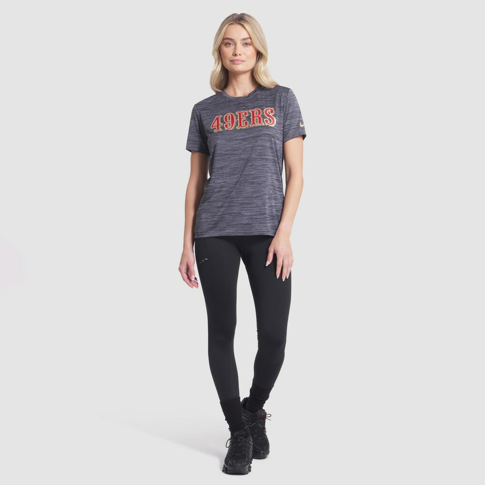 San Francisco 49ers Nike Women's 2025 Rivalries Collection Sideline Velocity Dri-FIT T-Shirt