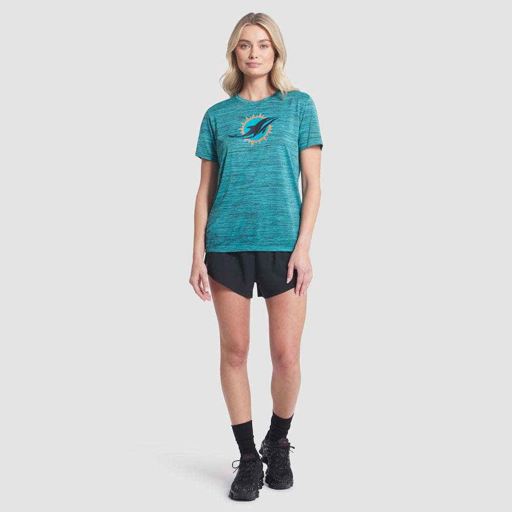 Miami Dolphins Nike Women's 2025 Rivalries Collection Sideline Velocity Dri-FIT T-Shirt
