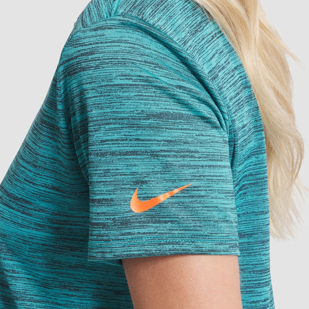 Miami Dolphins Nike Women's 2025 Rivalries Collection Sideline Velocity Dri-FIT T-Shirt