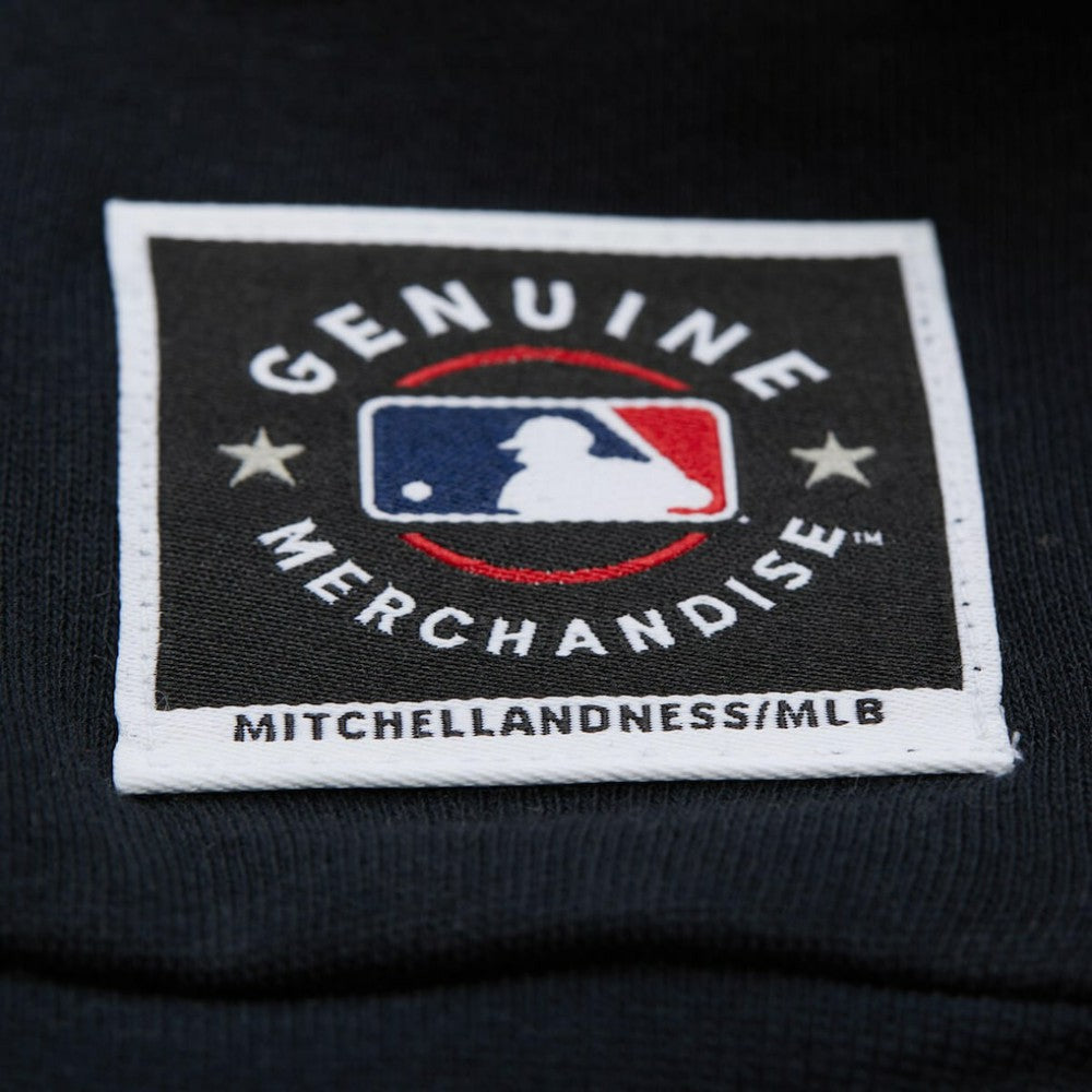 Milwaukee Brewers Mitchell & Ness Women's Cooperstown Collection Blocked Fleece Pullover Sweatshirt- Gray/Black | MLB On Sale