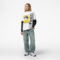 Pittsburgh Pirates Mitchell & Ness Women's Cooperstown Collection Boyfriend T-Shirt | MLB On Sale