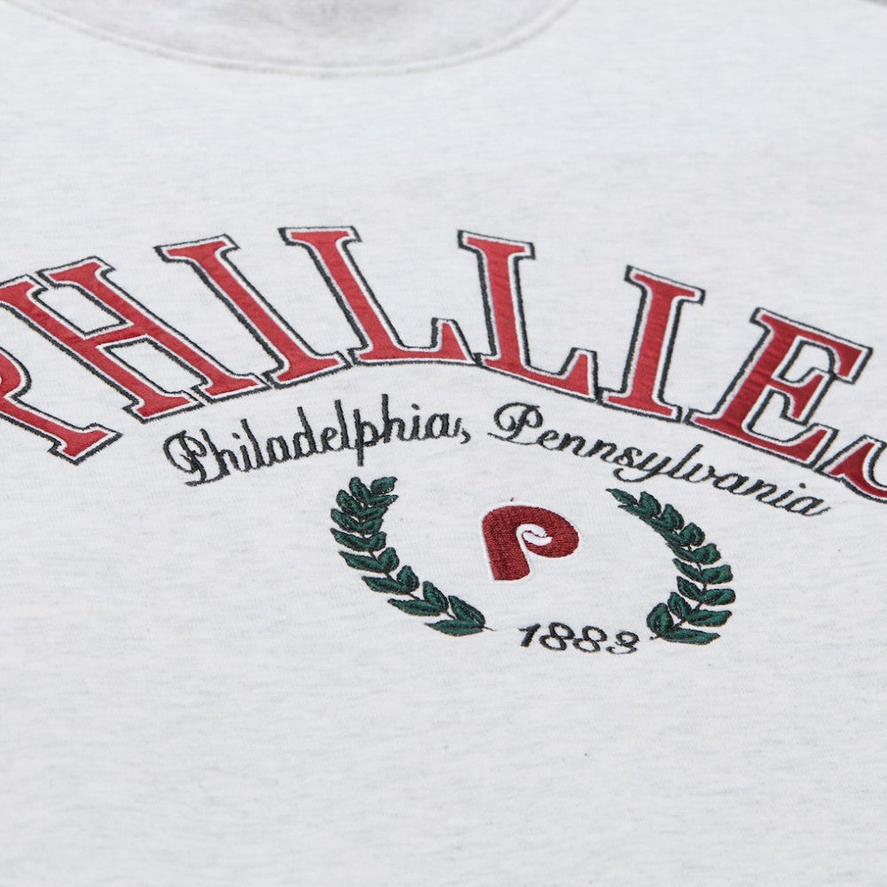 Philadelphia Phillies Mitchell & Ness Women's Cropped Toggle Pullover Sweatshirt | MLB Near me