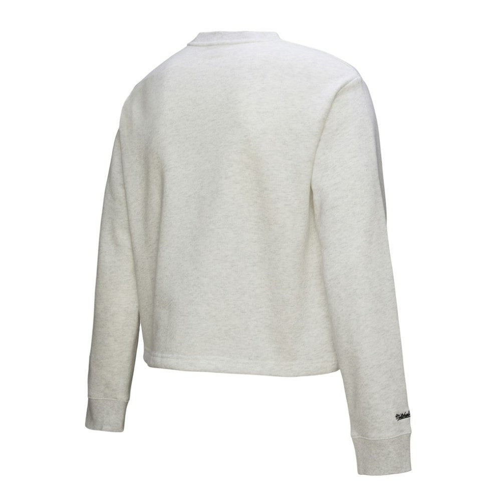 Boston Red Sox Mitchell & Ness Women's Cropped Toggle Pullover Sweatshirt | MLB Outlet