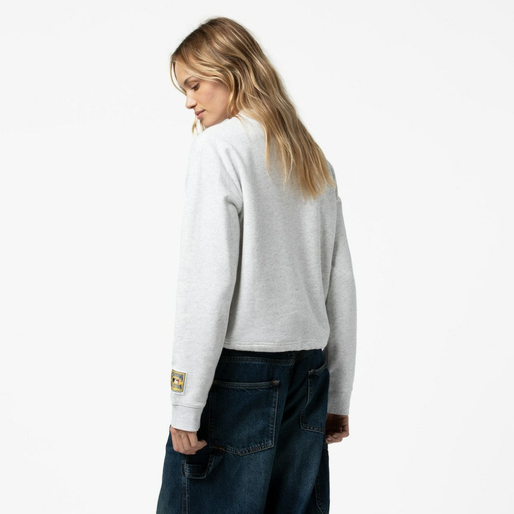 Boston Red Sox Mitchell & Ness Women's Cropped Toggle Pullover Sweatshirt | MLB Outlet