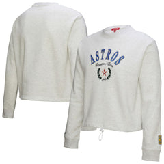 Houston Astros Mitchell & Ness Women's Cropped Toggle Pullover Sweatshirt | MLB US