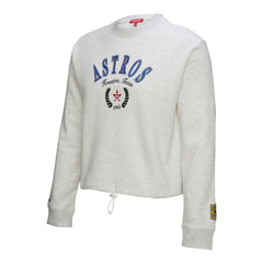 Houston Astros Mitchell & Ness Women's Cropped Toggle Pullover Sweatshirt | MLB US