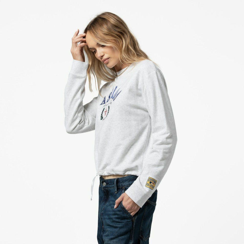 Houston Astros Mitchell & Ness Women's Cropped Toggle Pullover Sweatshirt | MLB US