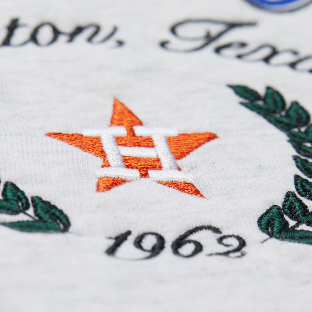 Houston Astros Mitchell & Ness Women's Cropped Toggle Pullover Sweatshirt | MLB US