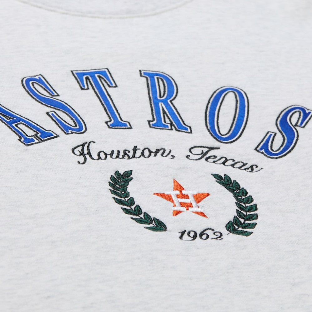 Houston Astros Mitchell & Ness Women's Cropped Toggle Pullover Sweatshirt | MLB US