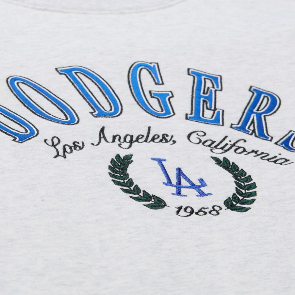 Los Angeles Dodgers Mitchell & Ness Women's Cropped Toggle Pullover Sweatshirt | MLB On Sale