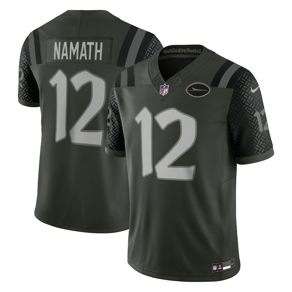 New York Jets Nike Joe Namath  2025 Rivalries Collection Retired Player Limited Jersey