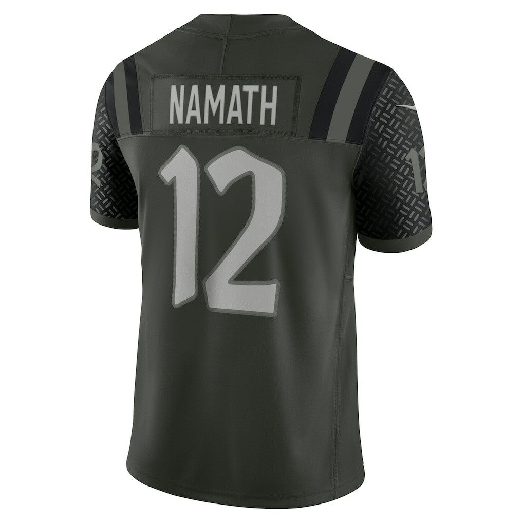 New York Jets Nike Joe Namath  2025 Rivalries Collection Retired Player Limited Jersey