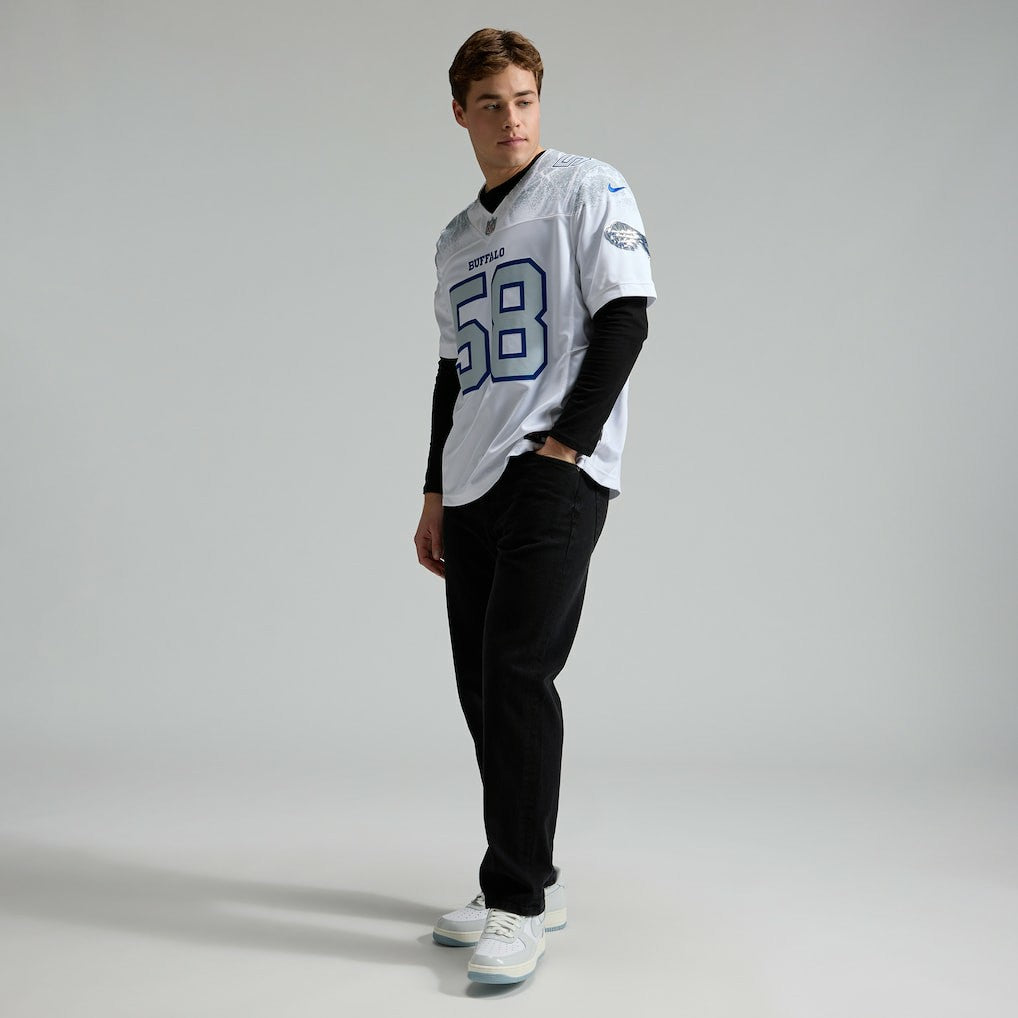 Buffalo Bills Nike Matt Milano  2025 Rivalries Collection Limited Jersey