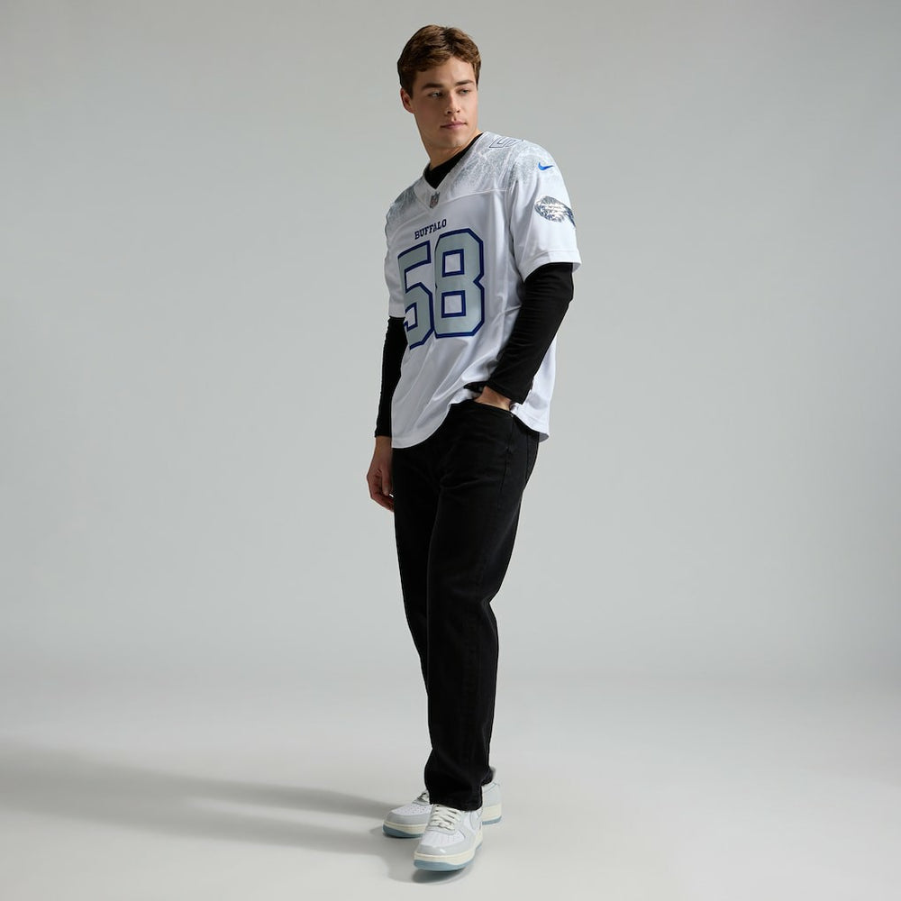 Buffalo Bills Nike Matt Milano  2025 Rivalries Collection Limited Jersey