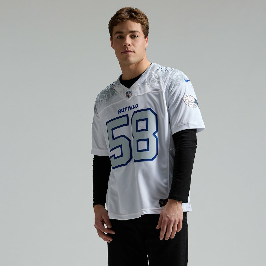 Buffalo Bills Nike Matt Milano  2025 Rivalries Collection Limited Jersey