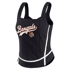 Cincinnati Bengals  WEAR by Erin Andrews Women's Square Neck Tank Top