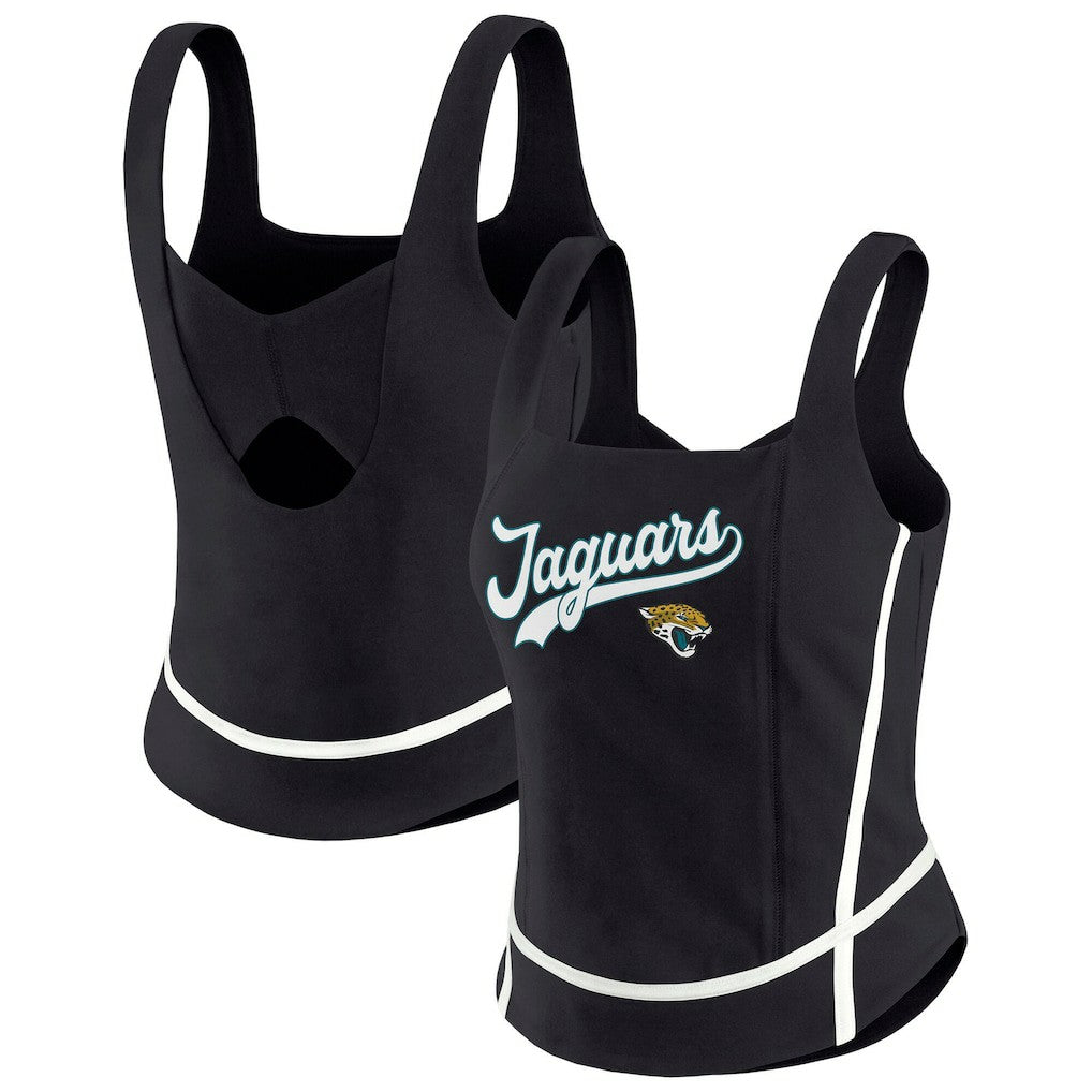 Jacksonville Jaguars  WEAR by Erin Andrews Women's Square Neck Tank Top