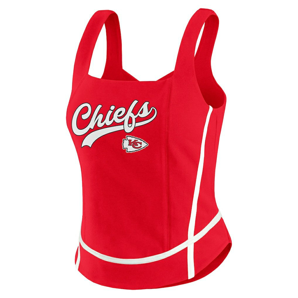 Kansas City Chiefs  WEAR by Erin Andrews Women's Square Neck Tank Top