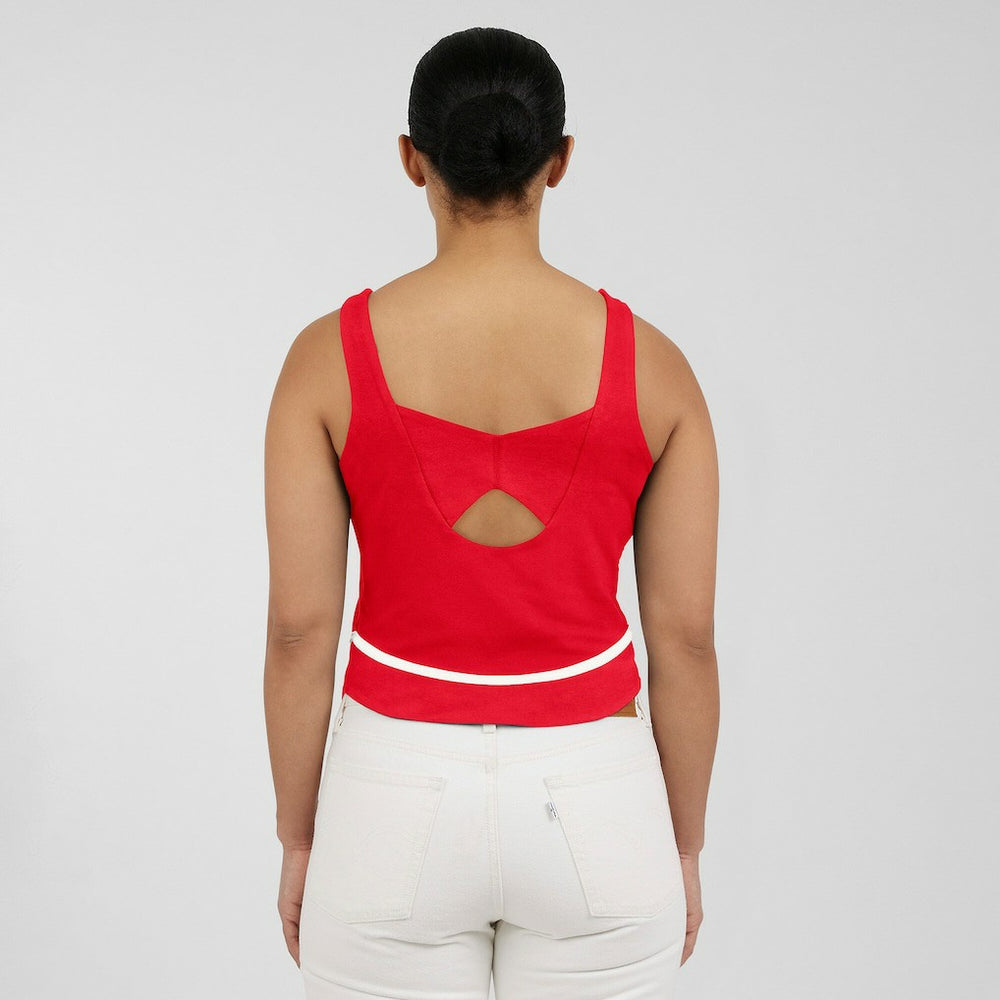 Kansas City Chiefs  WEAR by Erin Andrews Women's Square Neck Tank Top
