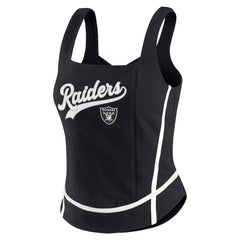 Las Vegas Raiders  WEAR by Erin Andrews Women's Square Neck Tank Top