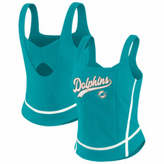 Miami Dolphins  WEAR by Erin Andrews Women's Square Neck Tank Top
