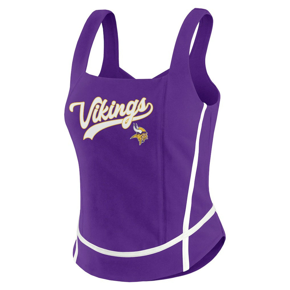 Minnesota Vikings  WEAR by Erin Andrews Women's Square Neck Tank Top