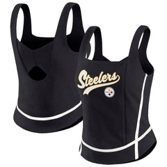 Pittsburgh Steelers  WEAR by Erin Andrews Women's Square Neck Tank Top