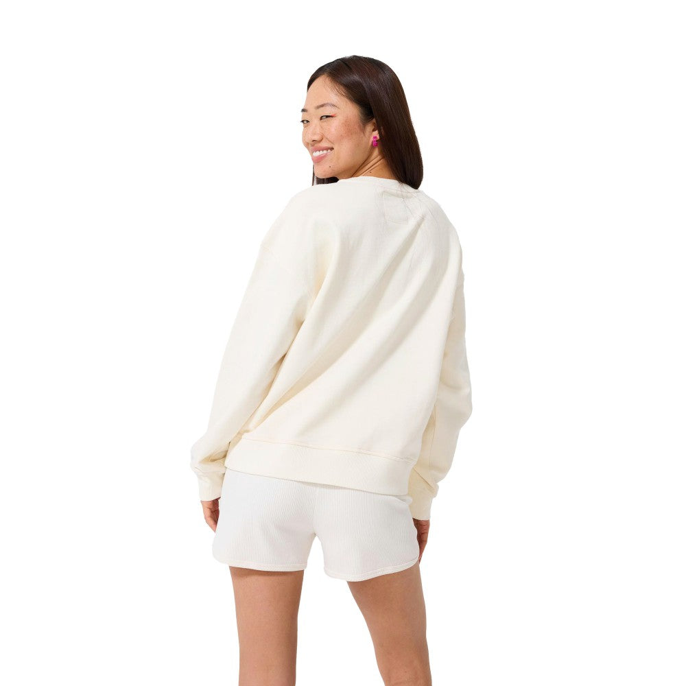 New York Mets Terez Women's Technicolor  Oversized Pullover Sweatshirt | MLB Outlet
