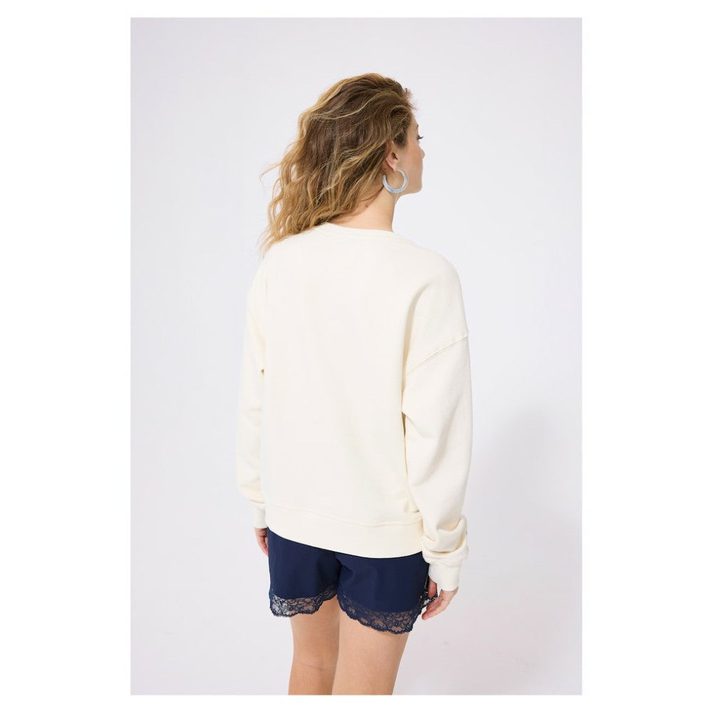 Chicago Cubs Terez Women's Technicolor  Oversized Pullover Sweatshirt | MLB US