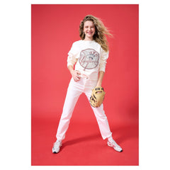 New York Yankees Terez Women's Oversized Gemstone Logo Sweatshirt | MLB Sale
