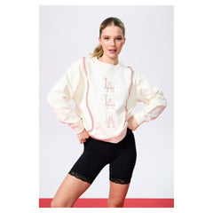 Los Angeles Dodgers Terez Women's Baseball Stitch Pullover Sweatshirt | MLB Online
