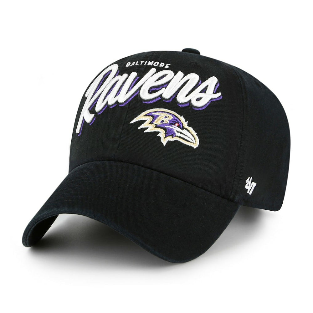 Baltimore Ravens 47 brand '47 Women's Ariana Clean Up Adjustable Hat