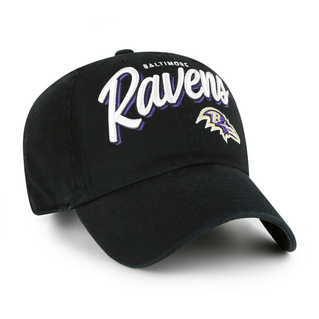 Baltimore Ravens 47 brand '47 Women's Ariana Clean Up Adjustable Hat