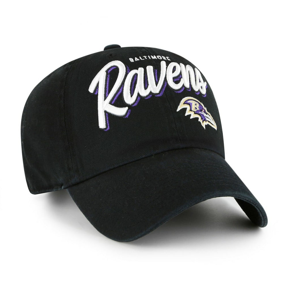 Baltimore Ravens 47 brand '47 Women's Ariana Clean Up Adjustable Hat