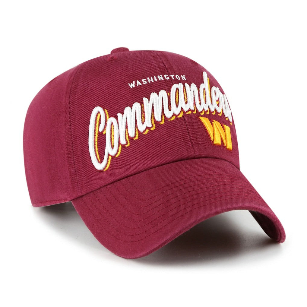 Washington Commanders 47 brand '47 Women's Ariana Clean Up Adjustable Hat