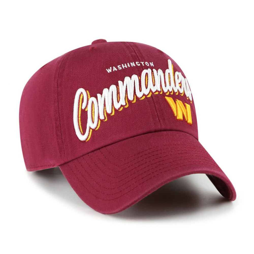 Washington Commanders 47 brand '47 Women's Ariana Clean Up Adjustable Hat