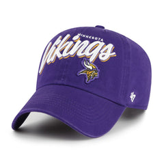 Minnesota Vikings 47 brand '47 Women's Ariana Clean Up Adjustable Hat