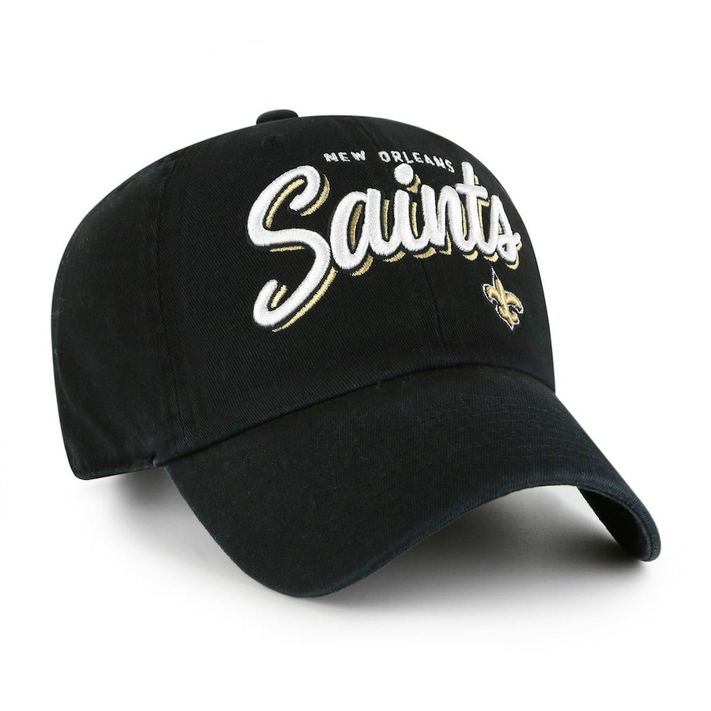 New Orleans Saints 47 brand '47 Women's Ariana Clean Up Adjustable Hat