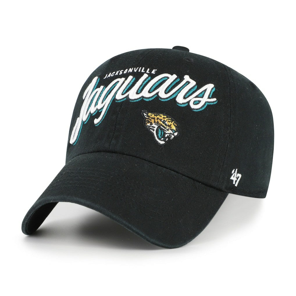 Jacksonville Jaguars 47 brand '47 Women's Ariana Clean Up Adjustable Hat