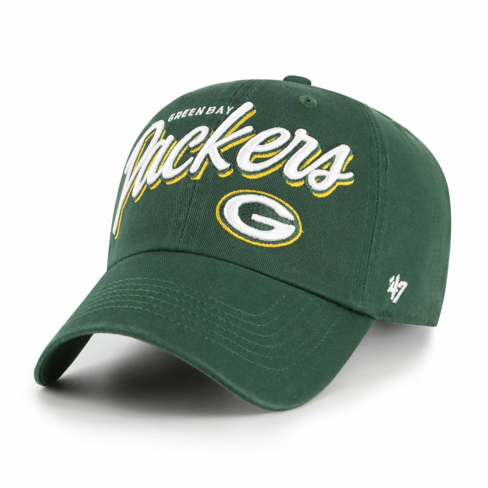 Green Bay Packers 47 brand '47 Women's Ariana Clean Up Adjustable Hat