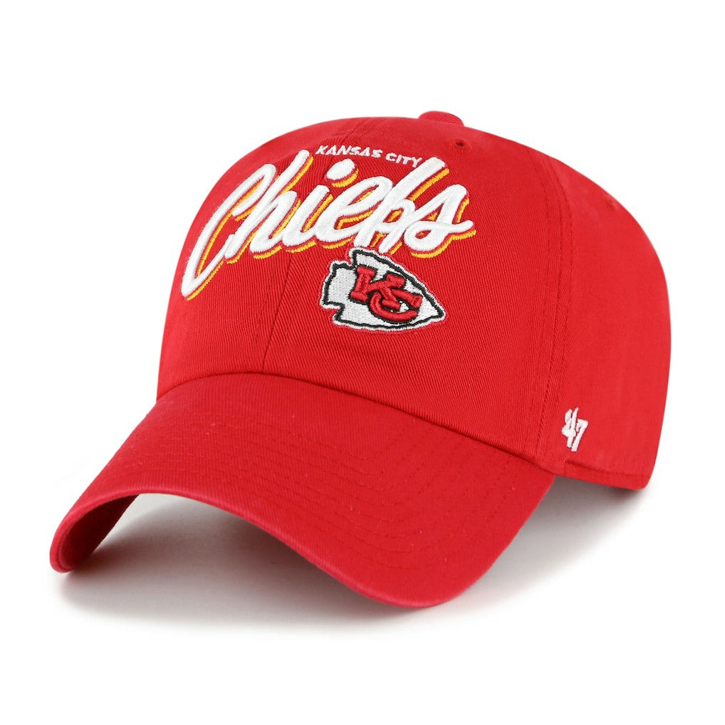 Kansas City Chiefs 47 brand '47 Women's Ariana Clean Up Adjustable Hat