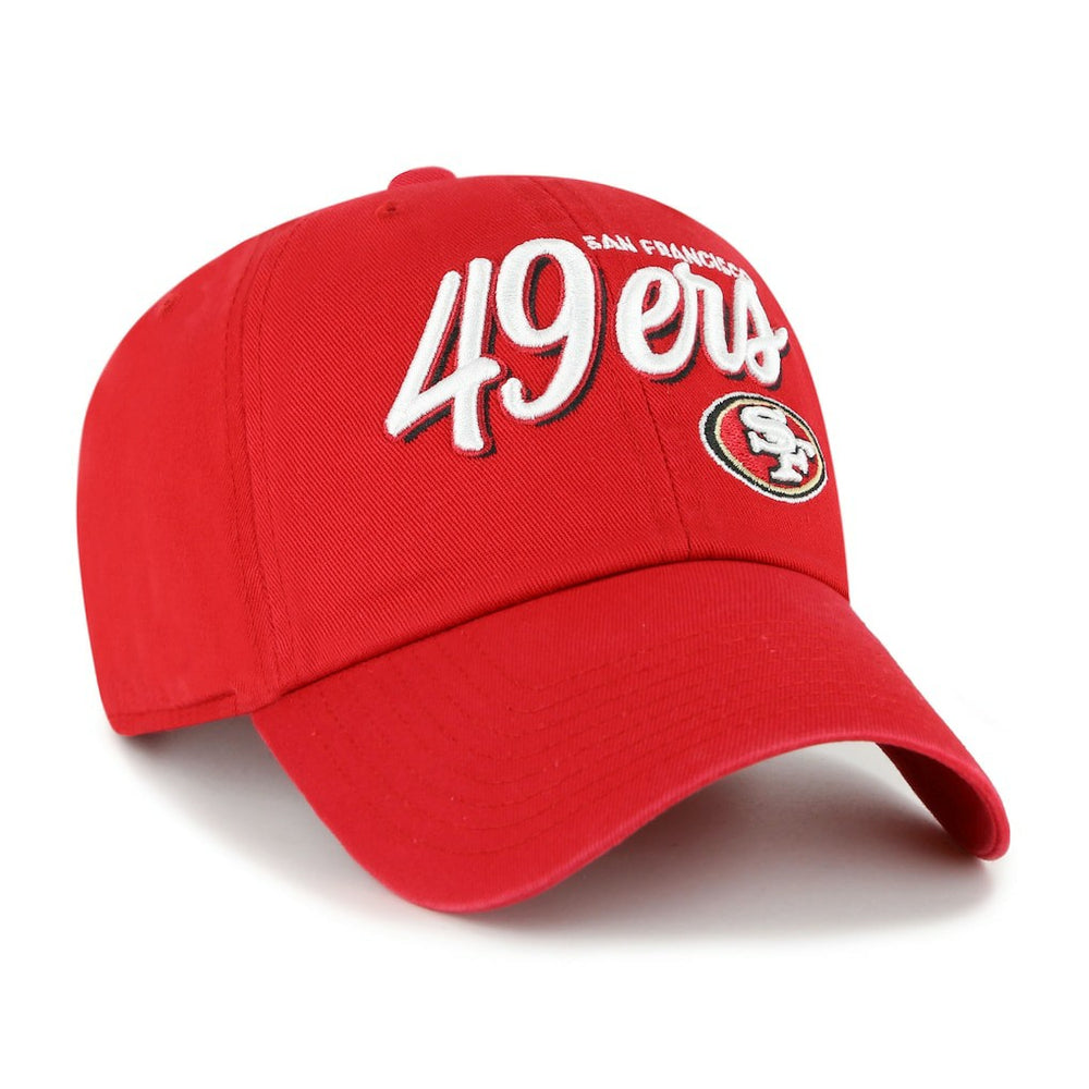 San Francisco 49ers 47 brand '47 Women's Ariana Clean Up Adjustable Hat
