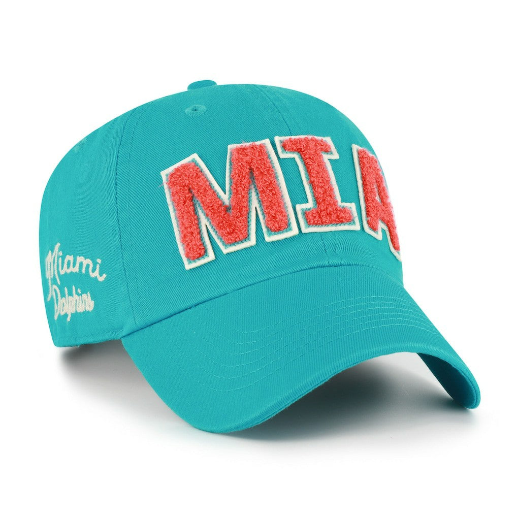 Miami Dolphins 47 brand '47 Women's Zoey Clean Up Adjustable Hat