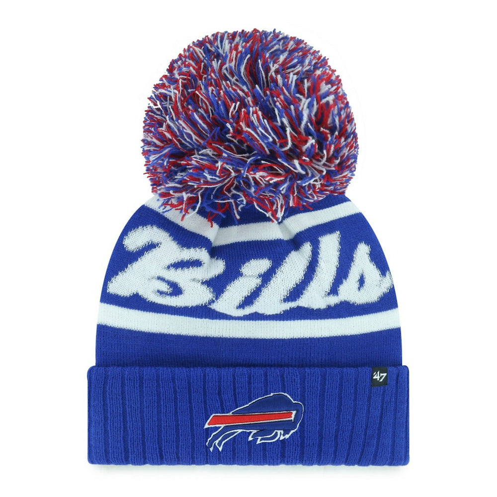 Buffalo Bills 47 brand '47 Women's Spirited Cuffed Knit Hat with Pom