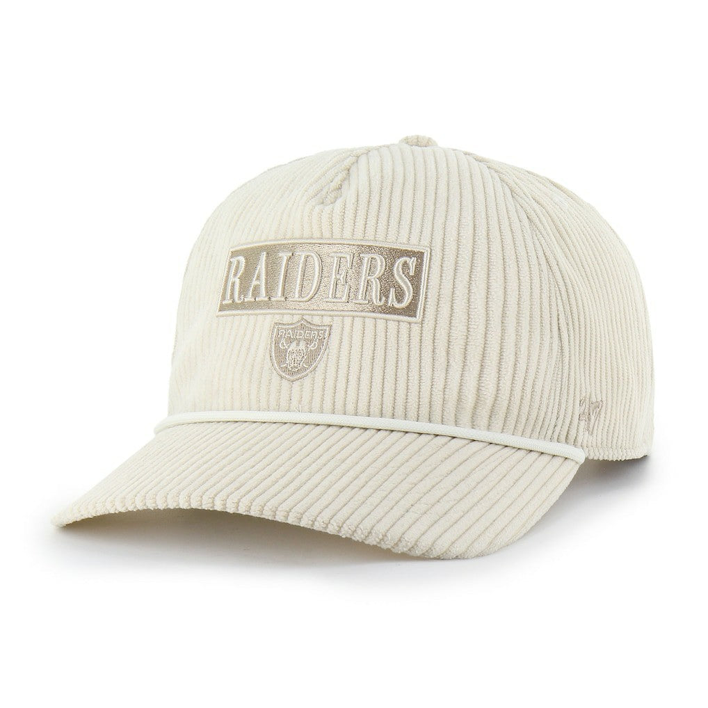 Las Vegas Raiders 47 brand '47 Women's Mellow Corduroy Hitch Adjustable Hat