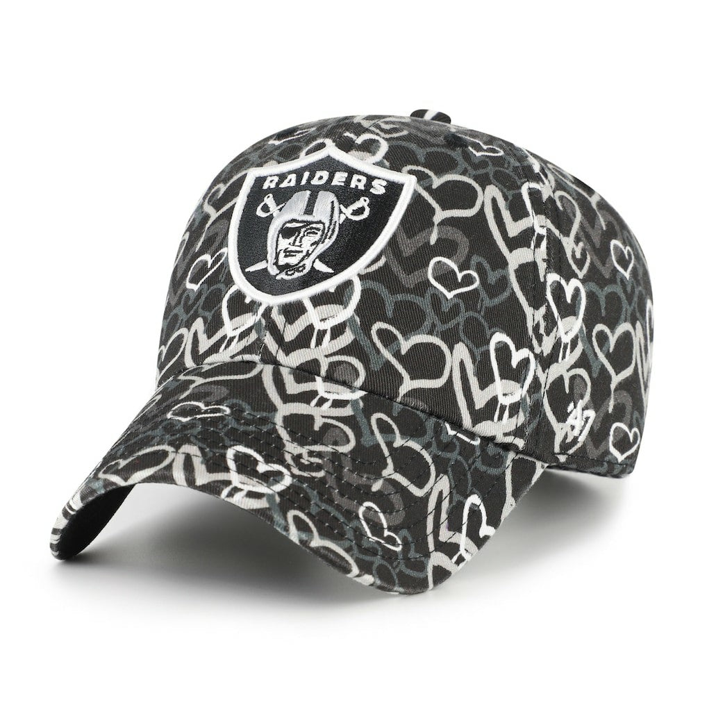 Las Vegas Raiders 47 brand '47 Girls Youth Mural Clean Up Adjustable Hat